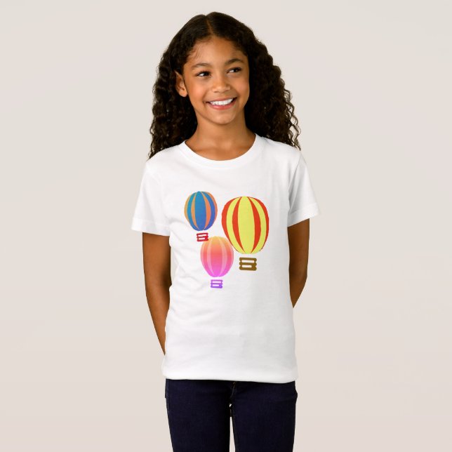Camiseta - 3 Balões de Ar Quente (Frente Completa)