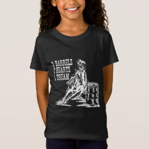 Camiseta 3 Barris 2 Corações 1 Corrida de Barrel