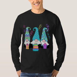 Camiseta 3 Bolo de Aniversário dos Gnomos, Presentes, Confe