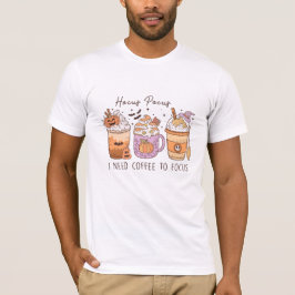 Camiseta 3 Café de Halloween Retro, Bolso de Hocus Frappucc