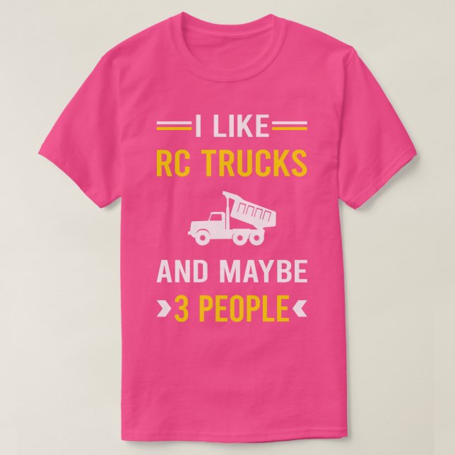 Camiseta 3 Caminhões Pessoas RC (Frente do Design)