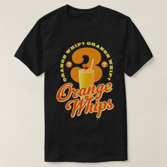 Camiseta 3 chicotes laranja (Frente do Design)