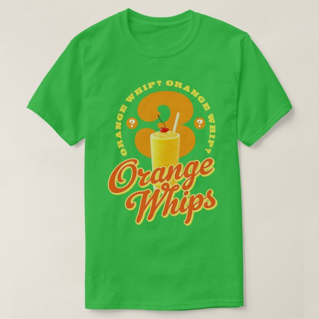 Camiseta 3 chicotes laranja (Frente do Design)