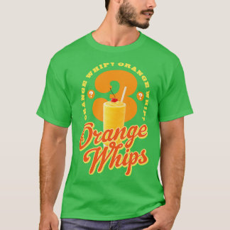 Camiseta 3 chicotes laranja