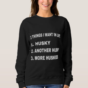 Camiseta 3 Coisas Que Quero Na Vida