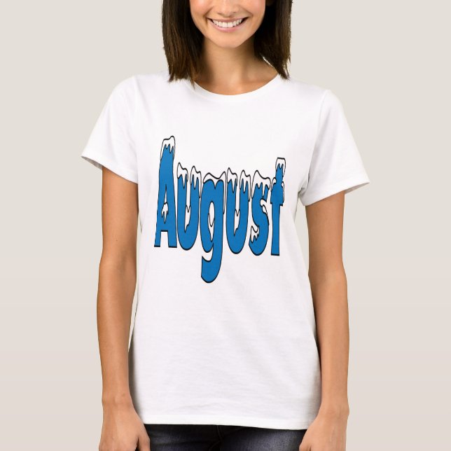Camiseta 3 de agosto (Frente)