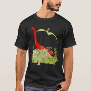 Camiseta 3 Dinossauros, Giant Dandelion, Tricerátops