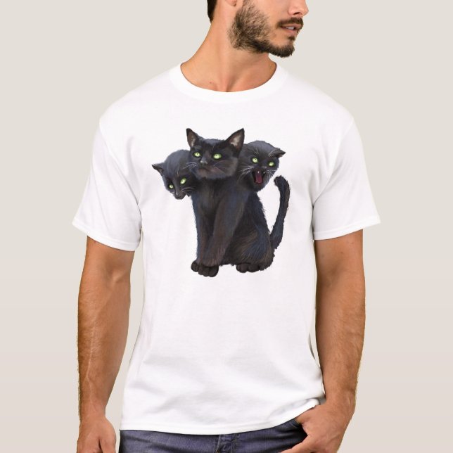 Camiseta 3 dirigiram o gatinho (Frente)