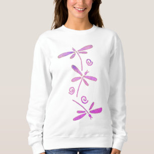 Camiseta 3 Dragonflies Abstrato Wearable Art