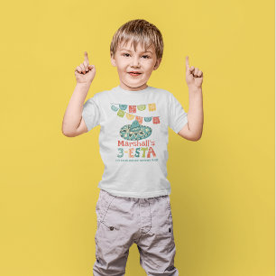 Camiseta 3-Esta Terceiro Gráfico Personalizado de Festa de 