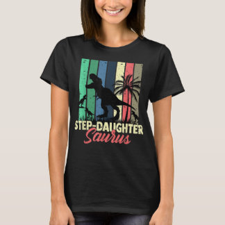 Camiseta 3 Filhas-passo Rex Saurus Dinosaur