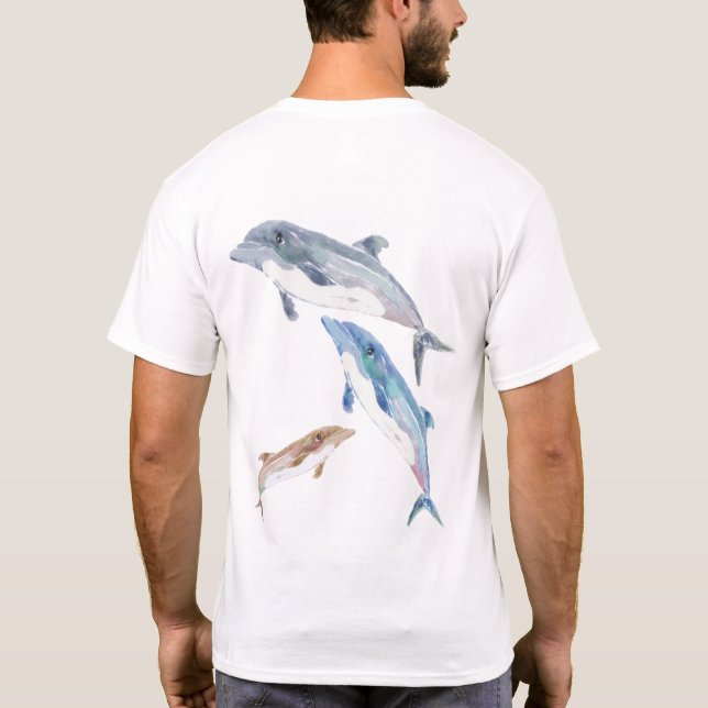 Camiseta 3 Golfinhos (Verso)