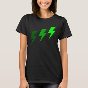 Camiseta 3 Luzes verdes