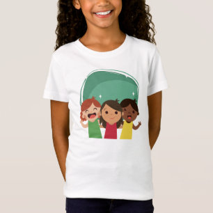 Camiseta 3 Meninas Melhor Amiga