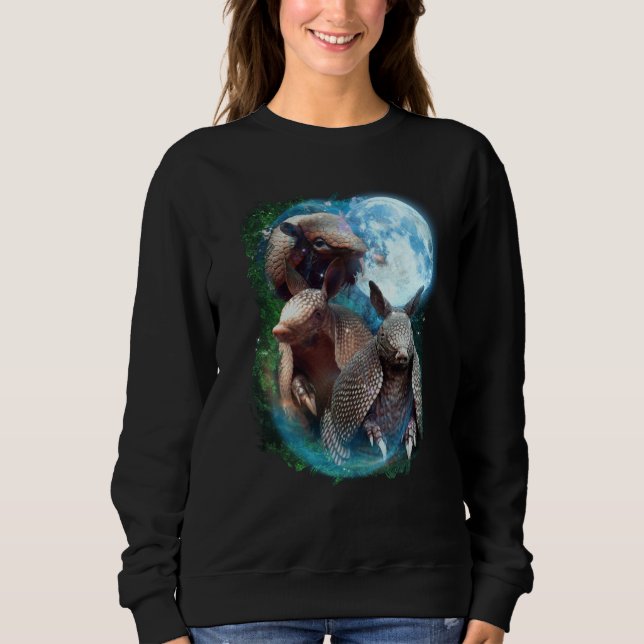 Camiseta 3 Moon Armadillo Anteater Animal (Frente)