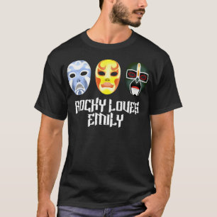 Camiseta 3 Ninjas Rocky ama Emily Mask