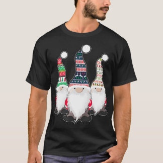 Camiseta 3 Nórdicos Gnomos Suecos Nisse Tomte Christmas Paj