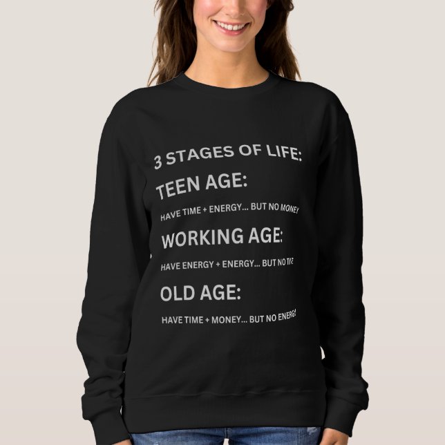 Camiseta 3 Palcos De Vida Engraçada, Nova Idade Sarcástica, (Frente)