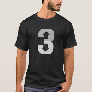 Camiseta 3 Para 3 Para Baixo Três Para Baixo Prêmio Basebal