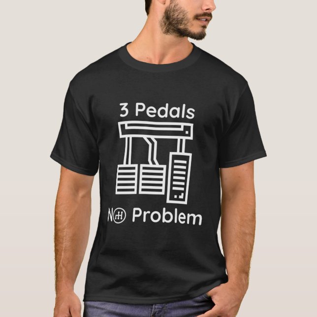 Camiseta 3 Pedais sem problema (Frente)
