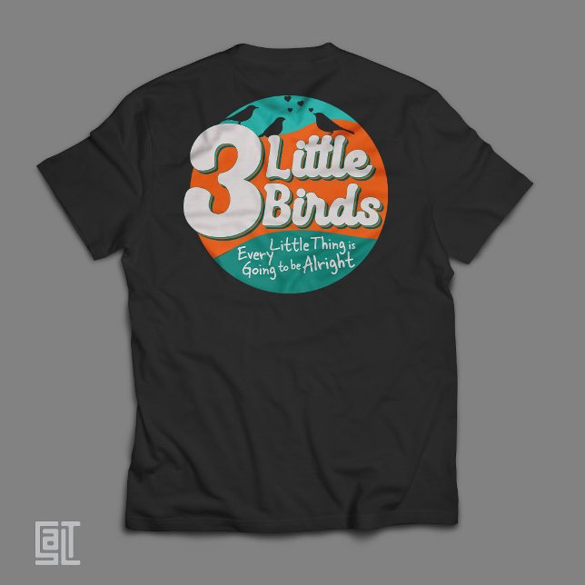Camiseta 3 Pequenos Pássaros Música Reggae  (Criador carregado)