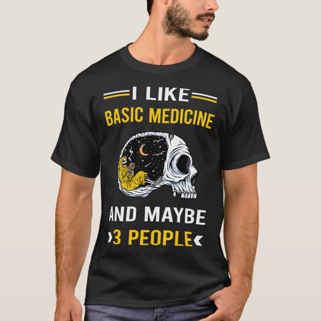 Camiseta 3 Pessoas Basic Medicine (Frente)
