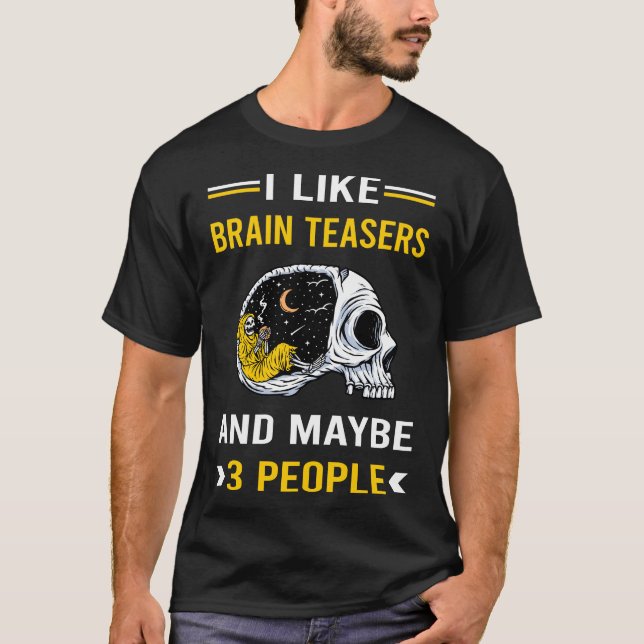 Camiseta 3 Pessoas do sensor do cérebro (Frente)
