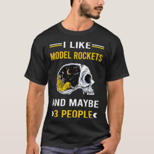 Camiseta 3 Pessoas Model Rocket Rockets