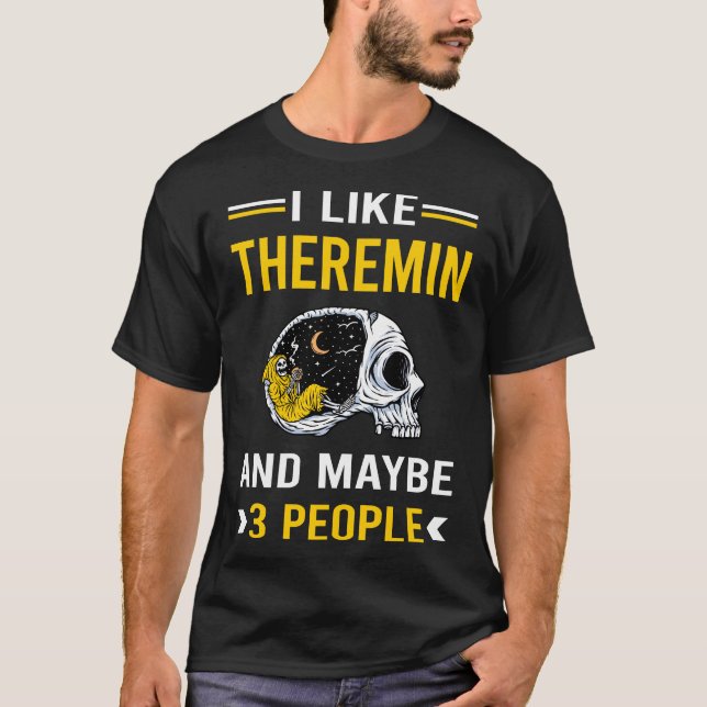 Camiseta 3 Pessoas Thereminvox Etherophone (Frente)