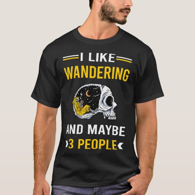 Camiseta 3 Pessoas Wanderlust Wander (Frente)