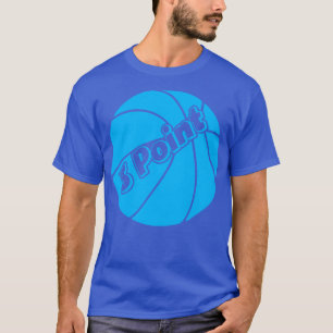 Camiseta 3 pontos de basquetebol