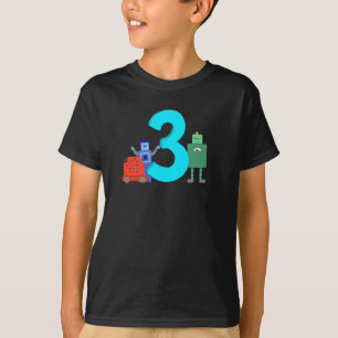 Camiseta 3 robôs