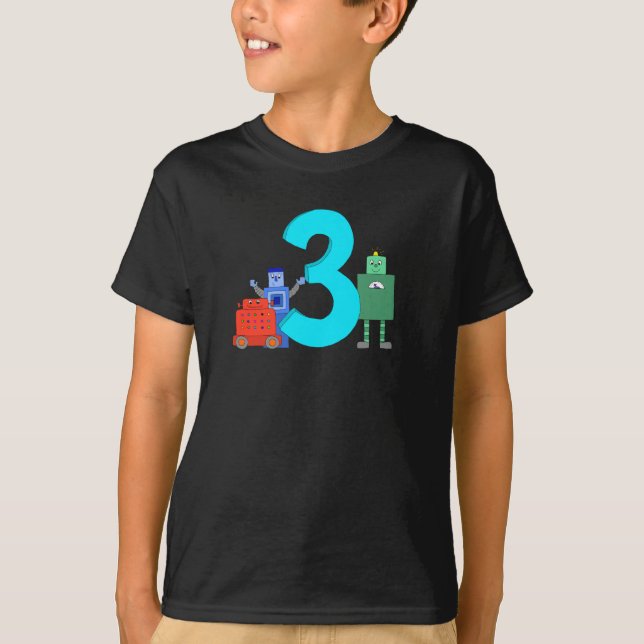 Camiseta 3 robôs (Frente)