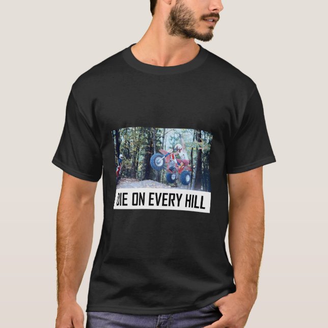 Camiseta 3 Rodas Morrem Em Cada Colina (Frente)