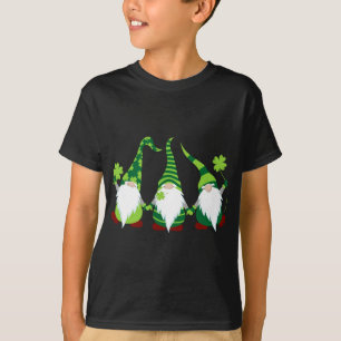 Camiseta 3 Rua Irlandesa Gnomo Leprechaun Shamrock Gnomos P