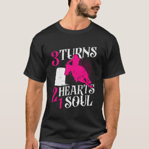 Camiseta 3 Torna 2 Corações 1 Corredor de Rodeio de Alma