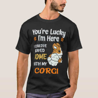 Camiseta 3 Você é Corgi Sortudo