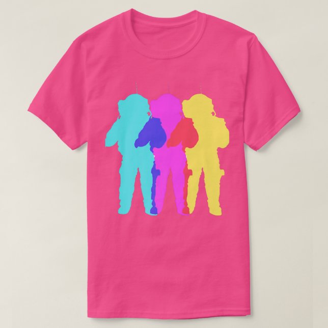Camiseta 3 Way Astronaut  (Frente do Design)