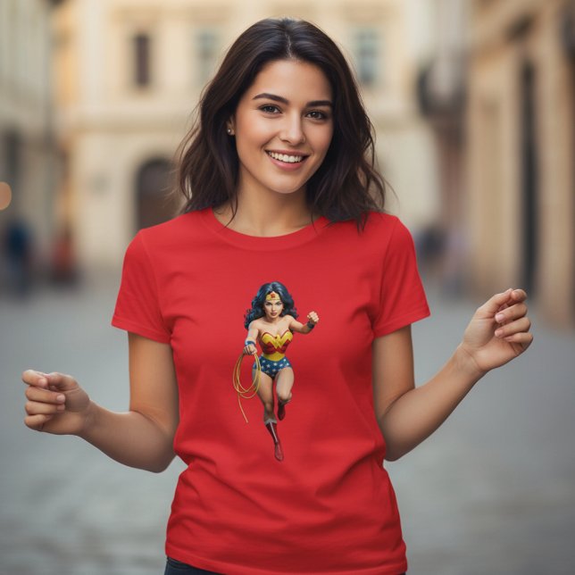 Camiseta 3D Amazônica - Mulher-Maravilha (Criador carregado)