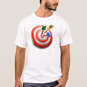 Camiseta 3D arremessa o TShirt do BullsEYE