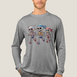 Camiseta “3D Cartoon Skeleton Race • Funny Running Skeleton