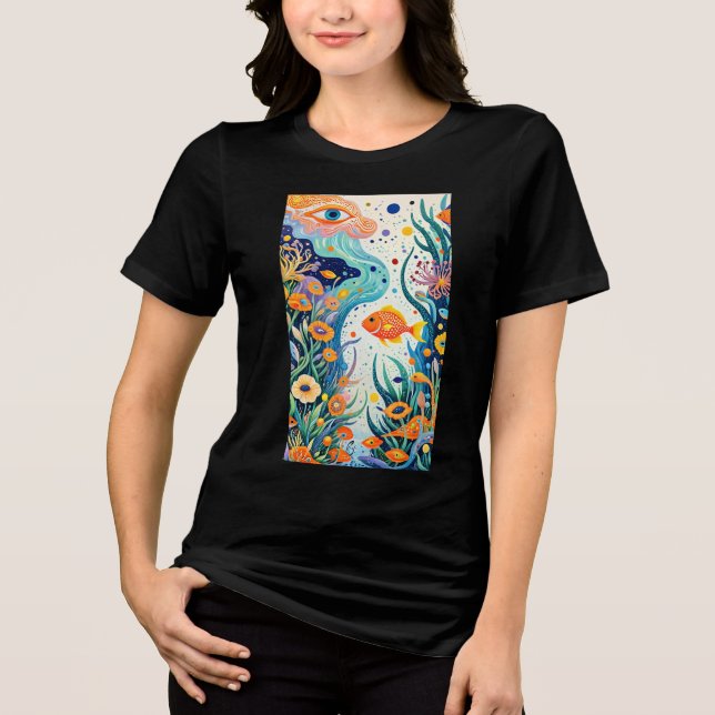 Camiseta 3D，Children's graffiti (Frente)