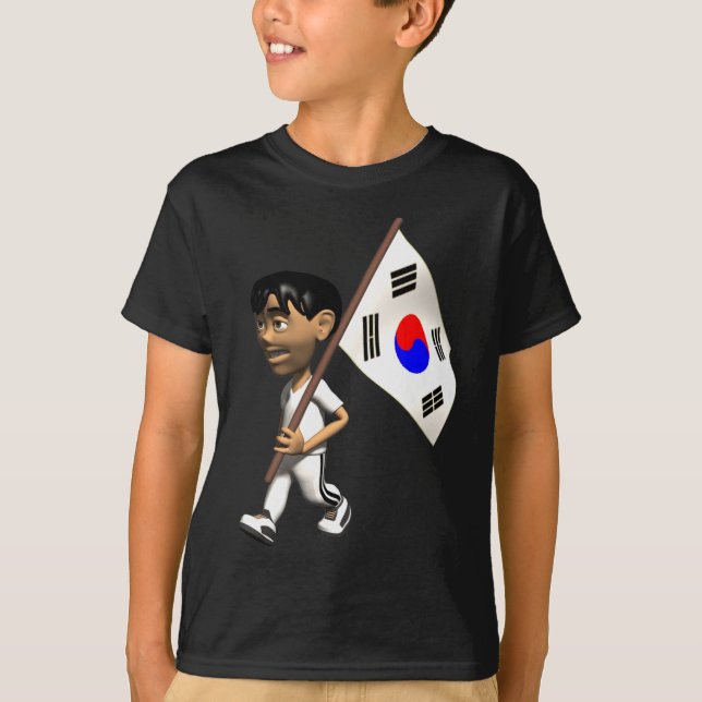 Camiseta 3D Coreia do Sul (Frente)