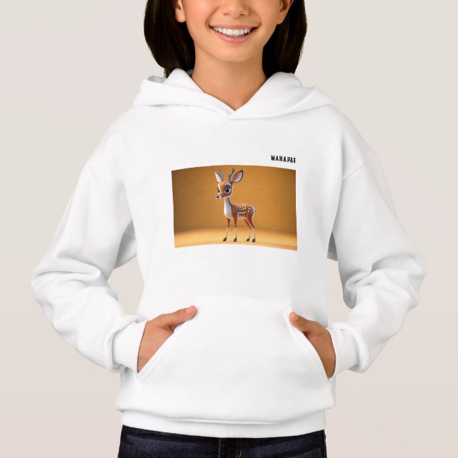 Camiseta **3D Cute Cartoon Deer** (Frente)
