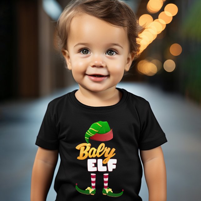 Camiseta 3D Duende Bebê Diversão Família Combinando (Criador carregado)