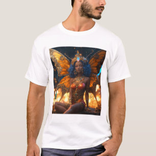 Camiseta 3D Interpretação Africana majestosa T-Shi