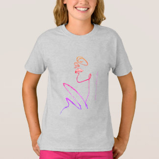 Camiseta 3D Linha Art lado B - Artista - CardArts