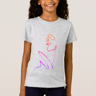 Camiseta 3D Linha Art lado B - Artista - CardArts