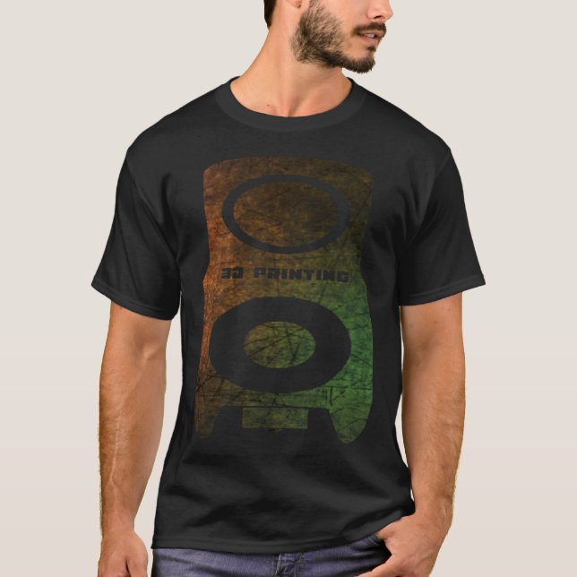 Camiseta 3D Printer hot end artwork  4 (Frente)