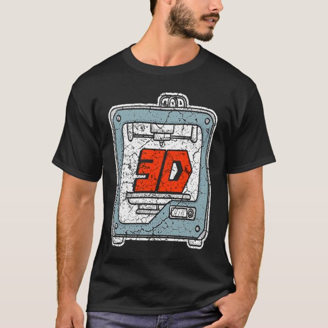 Camiseta 3D Printing T for a 3D Printer Enthusiast 2 (Frente)